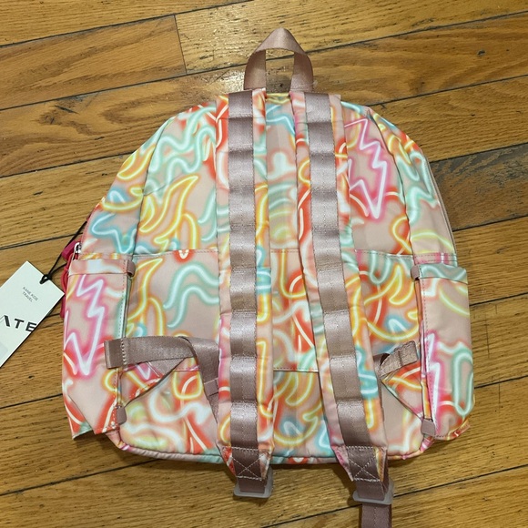 STATE Nylon Kane Kids Travel Oversized neon NWT - Picture 7 of 8